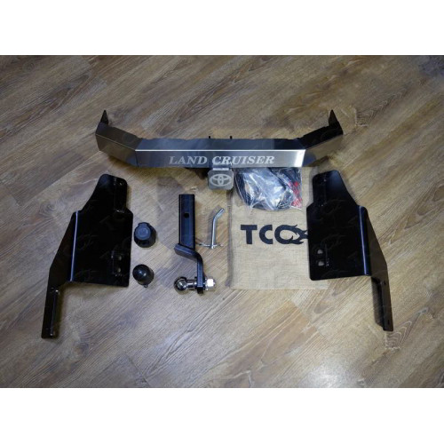 Фаркоп ТСС на Toyota Land Cruiser 200 2007- Арт. TCU00064N (надпись Land Cruiser, шар E)