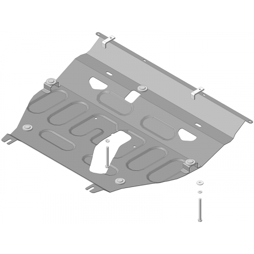Защита Картера двигателя, КПП MOTODOR для Toyota RAV 4 2005-2013, Сталь 2 мм - Арт. 72535