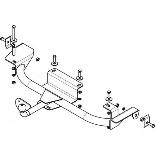 Фаркоп Avtos на DAEWOO ESPERO 1990-1999 Арт.DW 03