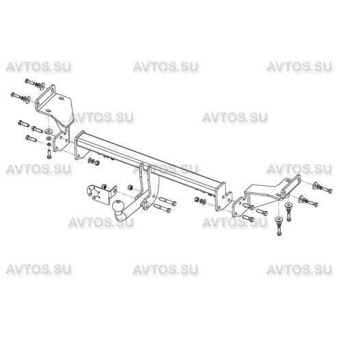 Фаркоп Avtos на HYUNDAI Tucson 2015-2018 Арт.HY 28