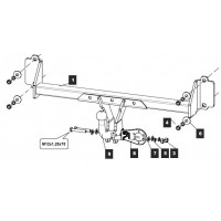 Фаркоп BALTEX на BMW X4 2014–2018  Арт. 03.2930.13 (F26)
