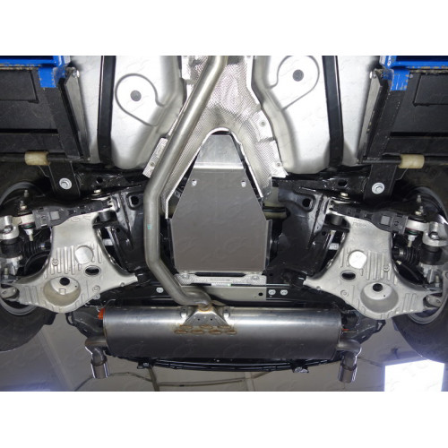 Защита Дифференциала ТСС для Land Rover Discovery Sport 2014-2019 (I), Алюминий 4 мм - Арт. ZKTCC00186