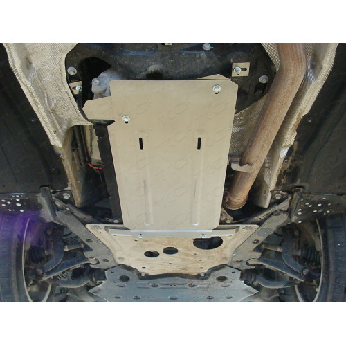 Защита КПП ТСС для BMW X6 2014-2020 (F16), Алюминий 4 мм - Арт. ZKTCC00193