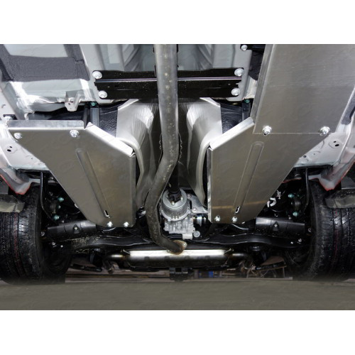 Защита Топливного бака ТСС для Mazda CX-9 2016- (II), Алюминий 4 мм - Арт. ZKTCC00336